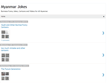 Tablet Screenshot of myanmarjoke.com
